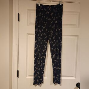 Morgan Cole stretchy black and white heel print pants S